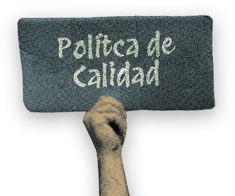 mano-calidad-header PolÃtica de calidad y medio ambiente